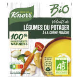 Knorr KNORR Bio - Velouté de légumes du potager - Crême fraîche - Biologique - 30cl