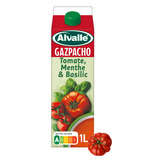 Alvalle ALVALLE Soupe froide - Tomate - Menthe - Basilic - 1l