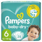 Pampers PAMPERS Baby Dry - Couches bébé - Taile 6 - 13 à 18 kg