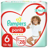 Pampers PAMPERS Premium protection - Activ fit - Culottes bébés - Taille 6 - 15kg et +
