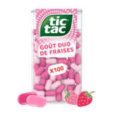 Tic Tac TIC TAC Duo de fraises - Dragées - x100