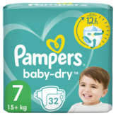 Pampers PAMPERS Baby Dry - Couches bébé - Taile 7 - 15kg+