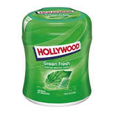 Hollywood HOLLYWOOD Green fresh - Chewing-gum menthe fraiche sans sucres - 62 dragées environ - x60