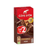 Côte d'Or COTE D'OR Tablette de chocolat - Noir - 2x200g