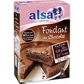 Alsa ALSA Préparation pour Gâteau - Fondant au chocolat - 320g