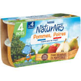 Nestlé NESTLE Naturnes - Bol - Pommes poires - Dès 4-6 mois - 4x130g