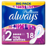Always ALWAYS Platinum - Serviettes hygiénique - Taille 2 - Ultra long