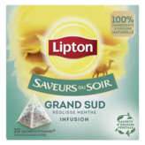 Lipton LIPTON Saveurs du Soir - Infusion - Réglisse menthe - 20 sachets - 32g