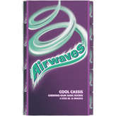 Airwaves AIRWAVES Chewing-gumc ool cassis sans sucres - 5x10 dragées - 5x10