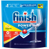 Finish FINISH Powerball - Tablette - Lave vaisselle - All in 1 - Parfum citron