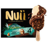 Nuii NUII Ice cream adventure - Bâtonnets glacés - Amande et vanille - x4 - 268g