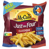 Mc Cain McCAIN Just au four - Frites - Classique - 1,56kg