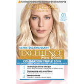 Excellence L'OREAL PARIS Excellence crème - Coloration triple soin - Teinte 01 blond ultra clair naturel