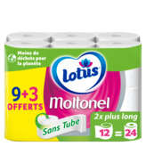 Lotus LOTUS Moltonel - Papier toilettes - Sans tube