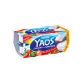 Nestlé NESTLE Yaos - Yaourt à la grecque - Sur lit de Fraises - 4x150g