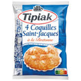 Tipiak TIPIAK Coquilles Saint-Jacques à la bretonne - 4x90g