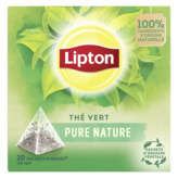 Lipton LIPTON Pur nature - Thé en sachet - Thé vert - x20