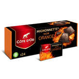 Côte d'Or COTE D'OR Mignonette - Carrés de chocolat noir aux zestes d'oranges - 240g