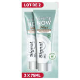 Signal SIGNAL White Now Detox - Dentifrice - Argile minérale, Extrait de coco - 2x75ml