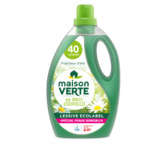 Maison Verte MAISON VERTE Lessive liquide - Hypoallergénique - Aux huiles essentielles - 40 lavages - Ecolabel - Ecologique - 2,4l