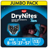 Huggies DRYNITES DryNites - Sous vetements de nuit - De 8 à 15 ans