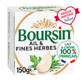 Boursin BOURSIN Fromage - Ail & fines herbes - 150g