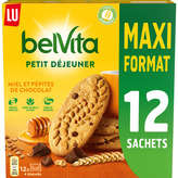 LU BELVITA Biscuit aux pépites de chocolat et miel - Maxi format - 650g