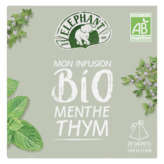 Lipton ELEPHANT Infusion - Menthe thym - Biologique - 26g