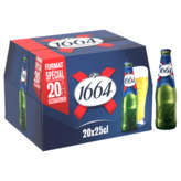 1664 1664 Bière blonde - Alc. 5,5% vol. - 20x25cl
