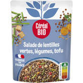 Céréal Bio CEREAL BIO Salade de lentilles - Epeautre - Sans viande - Biologique - 220g