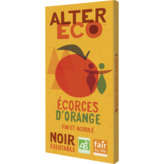 Alter Eco ALTER ECO Tablette de chocolat - Noir - Ecorces d'orange - Equitable - Biologique - 100g