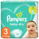 Pampers PAMPERS Baby-Dry - Couches - Taille 3