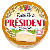 Président PRESIDENT Petit Brie - Fromage crémeux et goûteux à point 31%mg - 500g