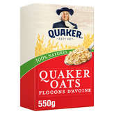 Quaker QUAKER Oats - Flocons d'avoine - 550g