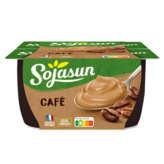 Sojasun SOJASUN Crème dessert - Café - 4 pots - 4x100g