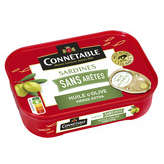 Connetable CONNETABLE Sardines sans arêtes - A l'huile d'olive - 140g