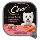 Cesar CESAR Les inspirations du jardin - Terrine pour chien - Veau et carottes - 300g
