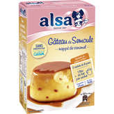 Alsa ALSA Préparation gâteau de semoule - Nappé de caramel - 414g